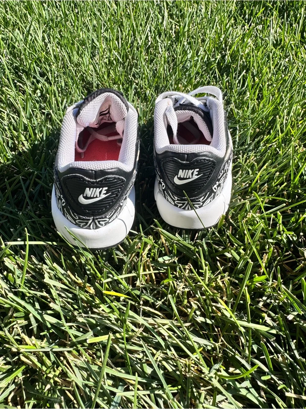 Nike Air Max 90 Heart Print Toddler Sneakers Size 5C